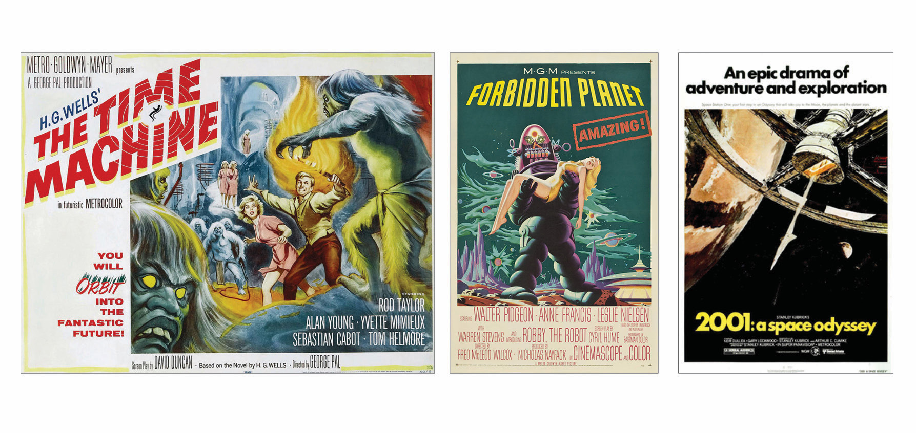 The three movie posters