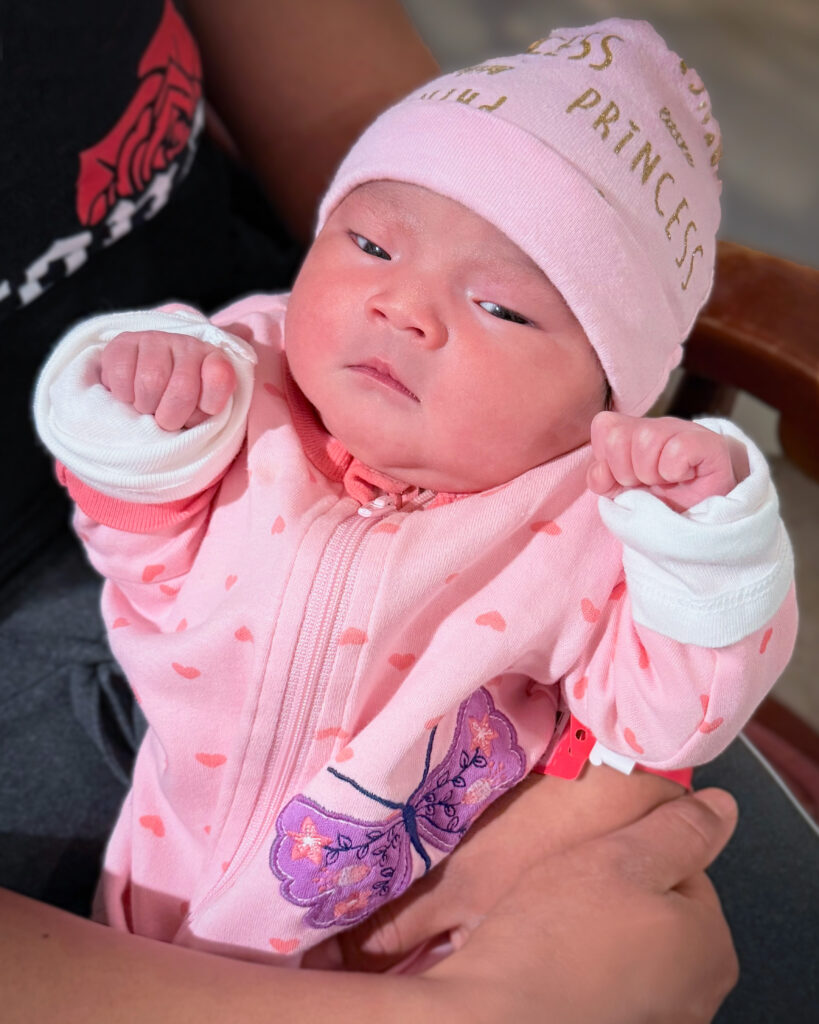 Maritza and Jarvin celebrated the arrival of their beautiful daughter, Hailey Osbelin Padilla-Angel.