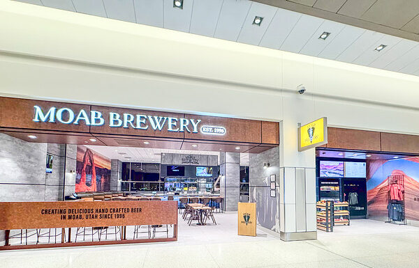 Airport location of the Moab brewery.