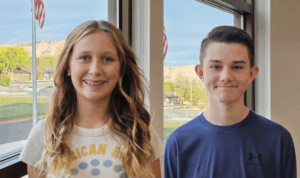 Hannah Hays and Kash McCandless