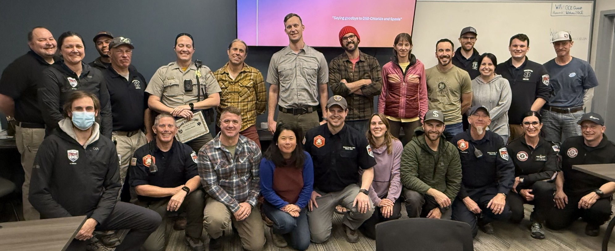 Grand County EMS presents Life-Saver Award to NPS ranger Melissa Hulls